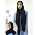 Instant Hijab Scarf for Women Muslim Easy To Wear Jersey Head Scarf Wrap Thin Breathable Soft Sunscreen Pullover Head Wrap. 