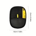 Upgrade Edition Large Pet Static Hair Removal Gloves - Black Polypropylene Cat Grooming Gloves with Yellow Accents.