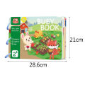 Montessori Busy Book for Kids Toddlers Educational Toys Baby Diy Paste Quiet Book Children Animals Numbers Matching Puzzles Toys. 