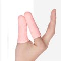 2Pcs Silicone Gel Tube Hand Bandage Finger Protector Anti-cut Heat Resistant Finger Sleeves Great Cooking Kitchen Tools. 