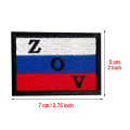 1PC Russian Embroidered Patch Russian Flag Patch Z Patch ZOV Embroidered Patch for Tactical Bags, Vests, Hats. 