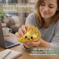 2027Glitter Dumpling Glitter Dumpling Squishy with Box Dumplings Sensory Squeeze Toy for Stress Relief. 