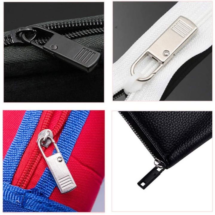 5/10PC%20Zipper%20Slider%20Puller%20Instant%20Zipper%20Repair%20Kit%20Replacement%20Broken%20Buckle%20Travel%20Bag%20Suitcase%20Zipper%20Head%20DIY%20Sewing%20Craft%20-%20Image%206