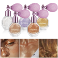 5 Color Body Highlight Powder Spray Brightening Sparkling Glitter Clothes Face Hair Makeup Highlighter Spray.