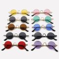 Metal Hippie Sun Glasses UV400 Protection Punk Eyewear Small Round Sunglasses for Women & Men Circle Retro Shades Sunglasses. 