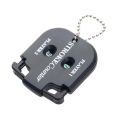 Hand Press Golf Stroke Counter - 5.5×4.9cm Mini Scorer with Keychain Clip, No Battery Training Tool for Practice/Putting. 