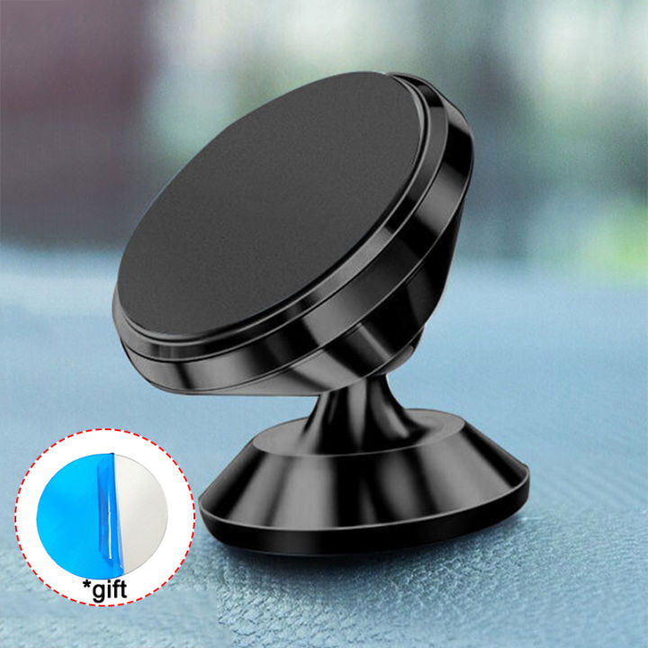 Magnetic Car Phone Holder Stand Smartphone Stand Clip Magnet Mount Round Car Phone Holder Support Stand for IPhone 13 12 11