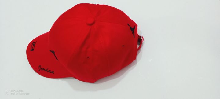 Quality%20jordan%20logo%20red%20colour%20ajestable%20cap%20-%20Image%208
