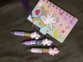 Diary with pen unicorn. 