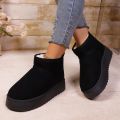 Real Sheepskin Wool Low-cut Warm Comfortable Shoes Women Fashion Short Shoes 2025 New Winter Warm Boots Fur Ladies Snow Boots.