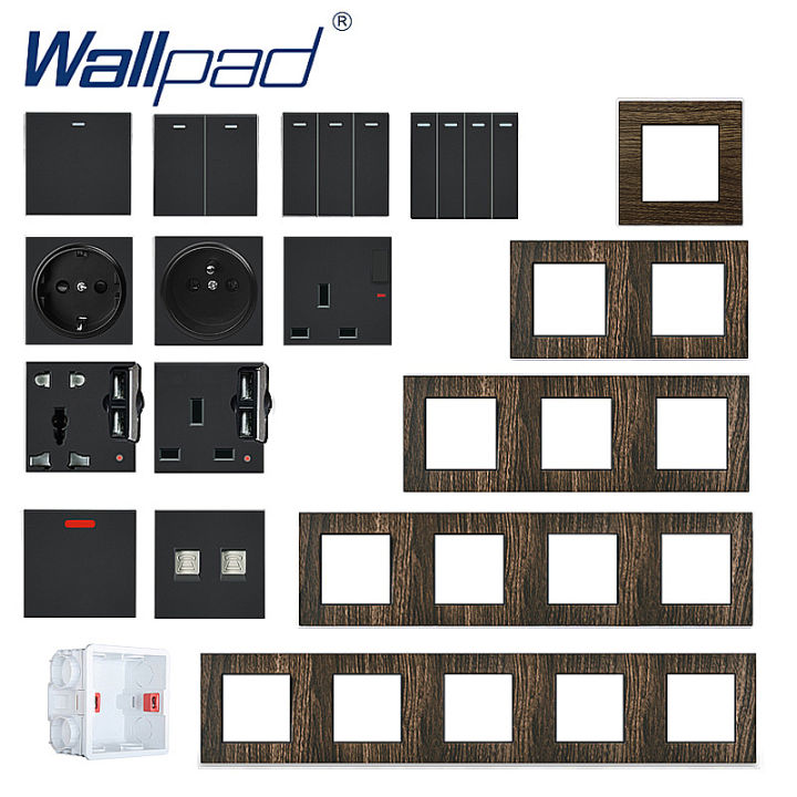 Wood%20Design%20EU%20Socket%20Wallpad%20Aluminium%20Satin%20Metal%20Panel%20Smart%20Home%201%202%203%20%20Schuko%20Power%20110V-240V%20AC%20Wall%20Outlets%20-%20Image%204