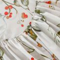 3pcs Print Bedding Set, Soft and Comfortable, Suitable for Bedroom, Guest Room One Fitted Sheet + Two Pillowcases, No Core. 