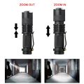 Ultra Bright Portable LED Flashlight 18650 14500 L2 T6 Q5 Lantern Adjustable Focus  for Outdoor Camping Emergency Light. 