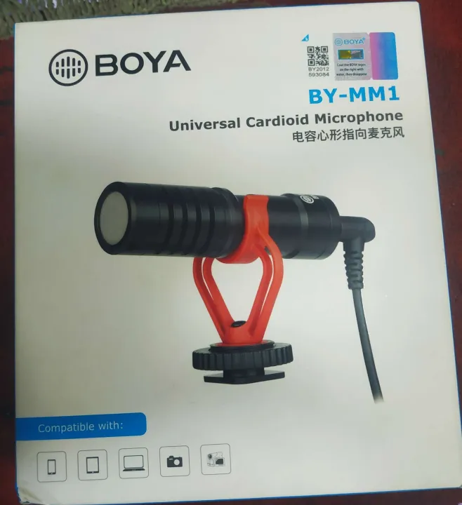 2 Parabrezza In Schiuma Per Microfoni BOYA BY-MM1 E VXR10 - Antivento E Anti-pop Neri