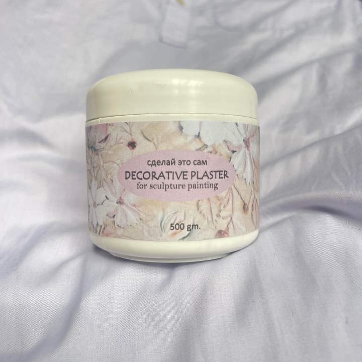 Half kg Decorative Plaster Paste/Sculpture Paste /3D Art Paste/ Relief Painting Paste/DIY
