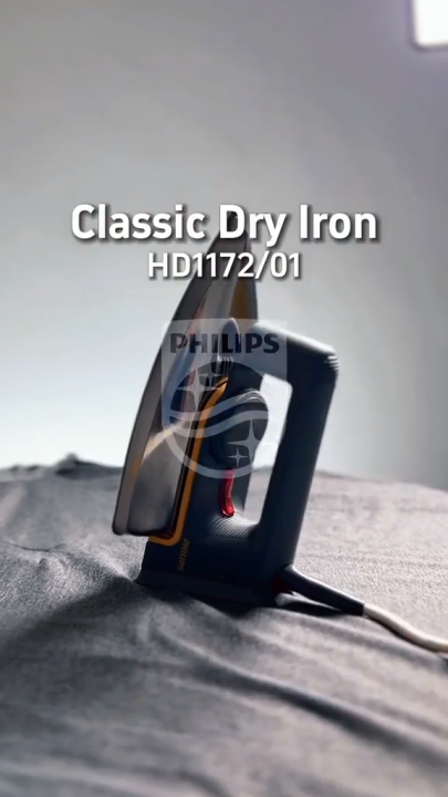 Philips HD1172 Dry Iron - Portable & Efficient