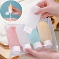 4Pcs/Set Refillable Bottle 60ml Soft Lotion Container Squeeze Tube Empty Bottle Portable Travel Shampoo Bottle. 