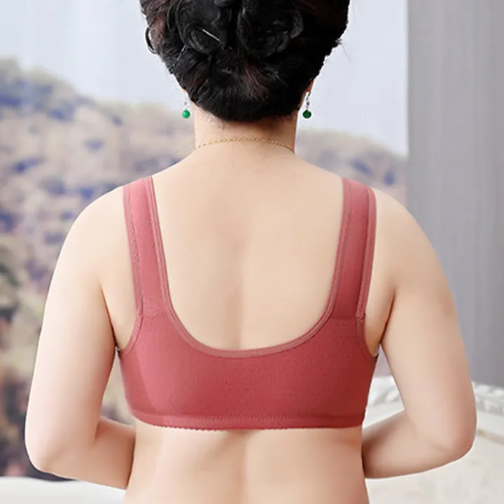 %E3%80%90Popular%E3%80%91Plus%20Size%20Flower%20Print%20Wire%20Free%20No%20Pads%20Nursing%20Bra%20Mid-aged%20Mom%20Open%20Front%20Vest%20Brassiere%20Lingerie%20Cotton%20Bralette%20Underwear%20-%20Image%204