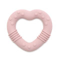 Food Grade Silicone Heart Teether New Baby Teething Toy Silicone Teether for Infant Relief Comfortable Chew Toy.