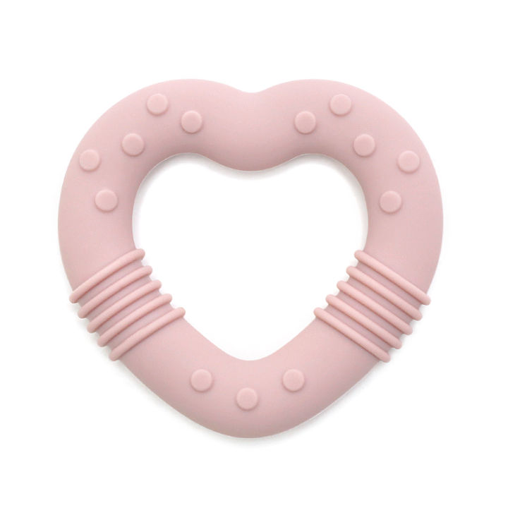 Food%20Grade%20Silicone%20Heart%20Teether%20New%20Baby%20Teething%20Toy%20Silicone%20Teether%20for%20Infant%20Relief%20Comfortable%20Chew%20Toy%20-%20Image%202