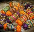 pack of 6 banarsi / jamawar/multicolor /bangle display pillow for weeding Mehandi mayon ceremony. 