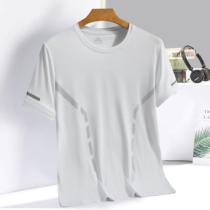 Men%20Running%20T-shirt%20Breathable%20Stretch%20Summer%20Top%20Gym%20Fitness%20Running%20Thin%20Short%20Sleeve%20Sportswear%20M-5XL%20Gray%20Blue%20Black%20White%20-%20Image%204