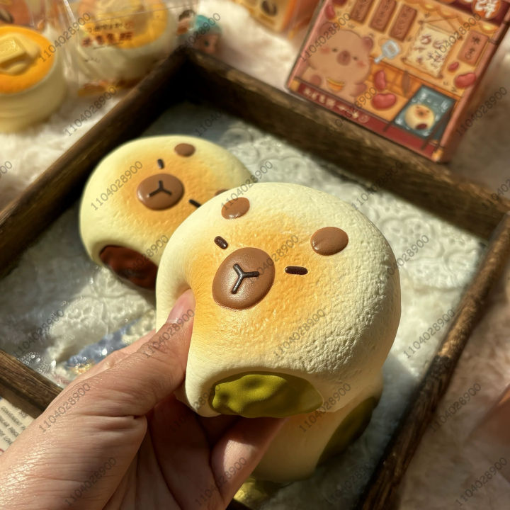 Capybara%20Bakery%20Slow%20Rising%20Squishy%20Capybara%20Toy%20Bread%20Pastry%20Cake%20Squeeze%20Stress%20Relief%20Soft%20Rebound%20Hand%20Relaxing%20%20-%20Image%206