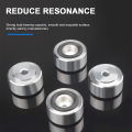 4-20Pcs HIFI Speaker Spikes Stand Feet Pad Aluminum Alloy Isolation Absorb Shock Amplifier Base Feet for Speakers CD Amplifier.