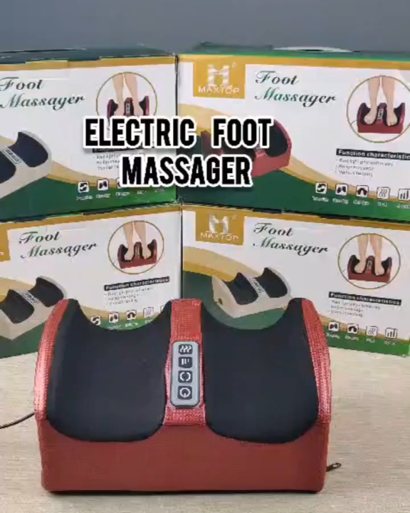 Electric Foot Massager with Heat – Foot & Leg Massager Machine for Pain ...