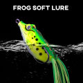 Frog Fishing Lures Soft Tube Bait 1pc 5g 8.5g 13g Silicone Topwater Frog Type Lure 3D Eyes Sharp Hook Artificial Fishing Tackles. 