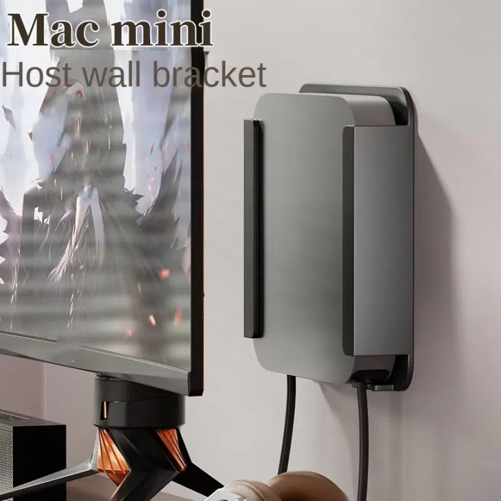 Mac Mini VESA Bracket for Mac Mini 2011 to 2024 M2 Pro Wall Mount Bracket non-slip save desktop space ventilate dissipate heat