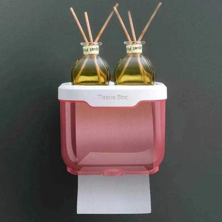 Wall%20Mounted%20Toilet%20Paper%20Holder%20Waterproof%20Tissue%20Box%20with%20Shelf%20Bathroom%20Organizer%20Kitchen%20Multi%20Purpose%20Storage%20Dispenser%20-%20Image%204