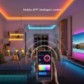 Zigbee Tuya Smart 5V USB RGB COB LED Strip Light 576LEDs/M Dimmable Smart Lamp Voice Control Room Decor Work with Alexa  lightify. 