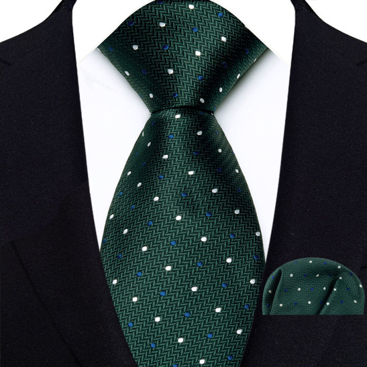 New%20Design%20Green%20Brown%20Red%20Necktie%20Set%20Polyester%20Pocket%20Square%20Tie%20Set%20Classic%20Polka%20Dot%20Tie%20For%20Men%20Daily%20Wear%20Shirt%20Accessor%20-%20Image%203