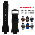 29mmx13mm Silicone Watch Band for Michael Kors MK8184 MK8729 MK9020 MK8152 MK9020 MK9026 Sport Diving Watch Strap Accessories. 