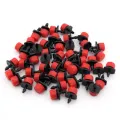 100-1000pcs Adjustable Drip Irrigation Droppers Rotating Sprinklers 1/4'' Emitter Dripper For Micro Balcony Yard Watering System. 