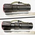 Rechargeable Multi Functional Emergency LED Charge Display X-Balog BL-2211 Imported Super Strong Telescopic zoom Torch Flashlight Laser LED Torch 2km Range 26,400 mAh Battery Power Bank and waterproof. 