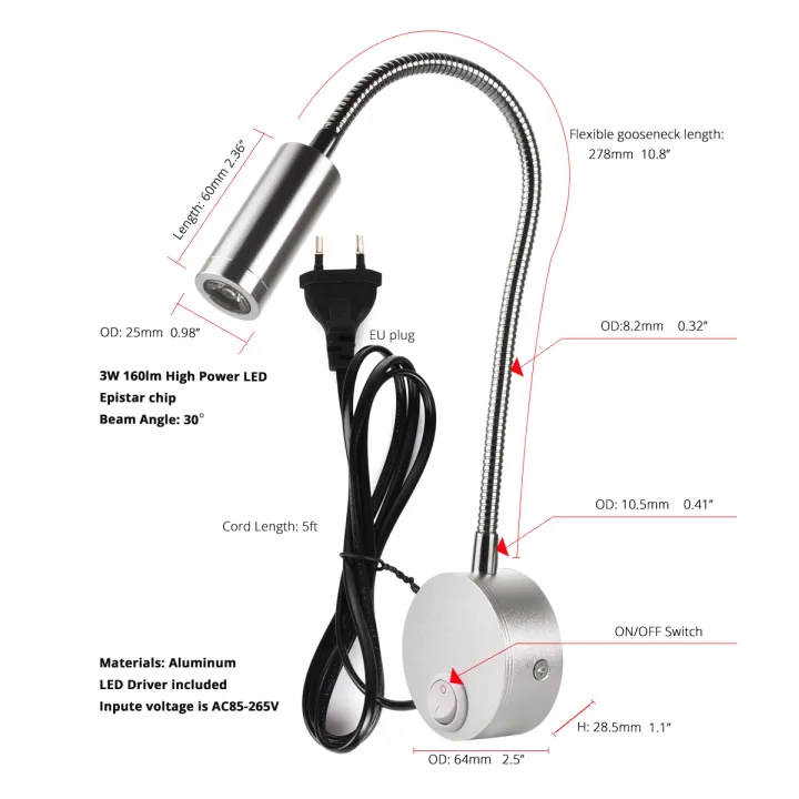 3W%20Wall%20Lamp%20Sconces%20Bedside%20Working%20Study%20Reading%20Book%20Wall%20Night%20Light%20Fixtures%20Gooesneck%20Adjust%20Spot%20LED%20White%20Black%20Silver%20-%20Image%203