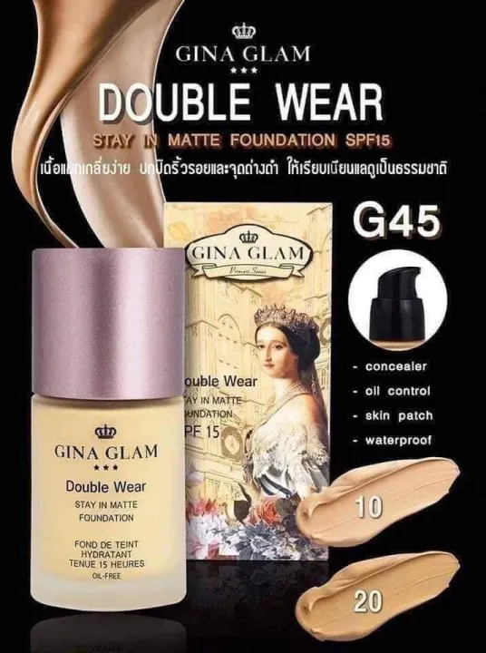 Gina%20Glam%20Double%20Wear%20Stay%20In%20Matte%20Foundation%20SPF%2015%20-%20Image%202