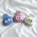3 pieces of cute eye-shaped toothbrush holders - Dopamine color travel set, dust-proof toothbrush cover.
