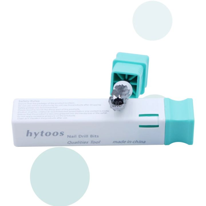HYTOOS%205XC%20Round%20Top%20Large%20Barrel%20Nail%20Drill%20Bits%203/32%20Carbide%20Burr%20Remove%20Thick%20Gel%20Manicure%20Drills%20Accessories%20Supplier%20-%20Image%204
