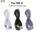 JCD 1m USB Charging Cable for WII U Controller Data Power Charger Wire Cord For WIIU Gamepad Console Power Supply Line.