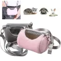 Pet Cage Cross Body Accessories Cylinder Design Soft Practical House Travel Portable Squirrel Visible Mesh Hamster Carrier Bag. 