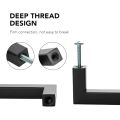 Kitchen Square Cabinet Handles Brushed/Black/Gold Door Pulls Stainless Steel Drawer Pulls Cupboard Wardrobe Hardware Handles.
