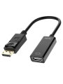 4K DisplayPort to HDMI-compatible Adapter Male DP to Female HDMI-Compatible Cable For HDTV PC Projector Converter Video Audio.