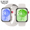 LIGE Three Straps Smartwatch Women 2.01-inch Large Screen Smart Watch Bluetooth Call Heart Rate Health Monitor Men Sport Tracker. 