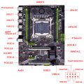 QIYIDA X99 Motherboard LGA 2011-3 E5 A99 Supports 4 Channels Xeon E5 full range of CPU DDR4 RAM memory USB3.0 ATX Server. 