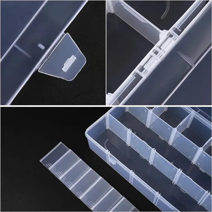 15%20Grids%20Clear%20Plastic%20Storage%20Box%20with%20Compartment,%20Craft%20Organizers%20and%20Storage,%20Transparent%20Jewelry%20Storage%20Box,%20Small%20Parts%20Organizer%20-%20Image%202