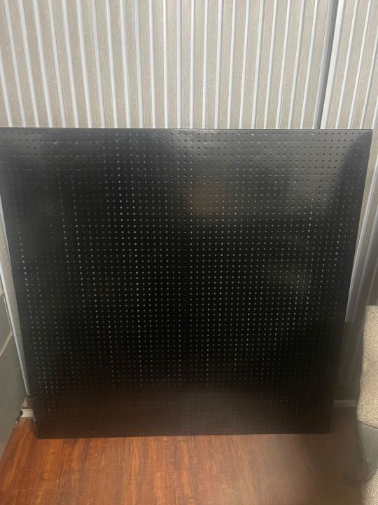 Pegboard wall organizer ikea type 21" x 21" with 12 pcs hanging hooks included