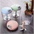 Big Handy Chopper Large Capacity Multi Function Vegetable Cutter Hand Chopper Spiral Slicer Manual Meat Fruit Egg Shredder Slicer Food Grinder.